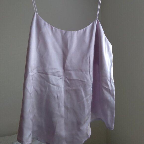 Reformation Gigi Silk Cami Top in Lilac Size Medium - Picture 2 of 6